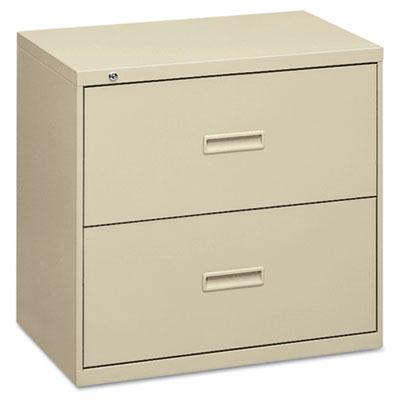Basyx 482ll 2-drawer 36" Wide Lateral File Cabinet Letter & Legal Size Putty