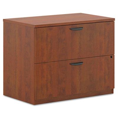 Basyx Bl2171a1a1 2-drawer 35.5" Wide Lateral File Cabinet Letter & Legal Size Medium Cherry