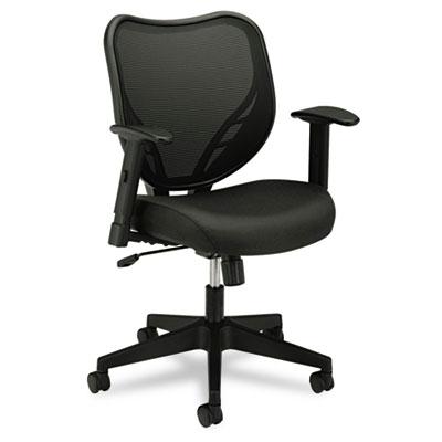 Basyx Vl551 Mesh-back Fabric Mid-back Task Chair