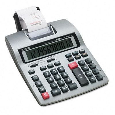 Casio Hr-150tm Two-color 12-digit Printing Calculator