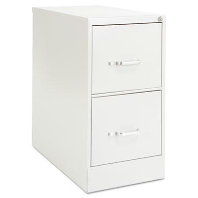 Oif 21107 2-drawer 26.5" Deep Economy Vertical File Cabinet Letter Size Light Gray