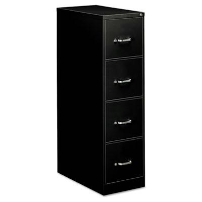 Oif 41109 4-drawer 26.5" Deep Economy Vertical File Cabinet Letter Size Black