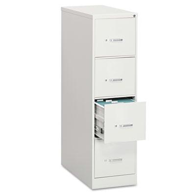 Oif 42207 4-drawer 26.5" Deep Economy Vertical File Cabinet Legal Size Light Gray