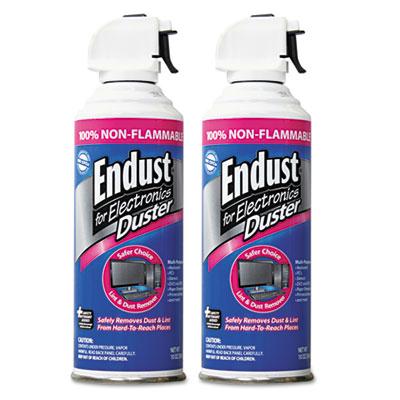 Endust 10oz Nonflammable Compressed Gas Duster 2/pack