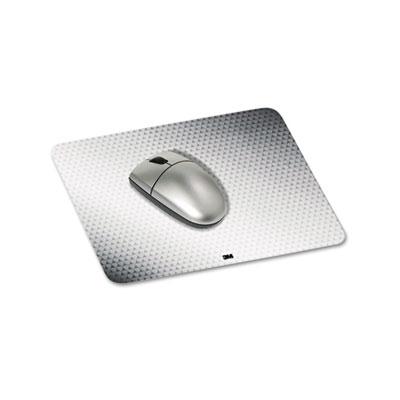 3m 8-1/2" X 7" Precise Nonskid Repositionable Adhesive Back Mouse Pad Gray/bitmap