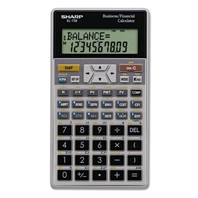Sharp El-738c 10-digit Financial Calculator
