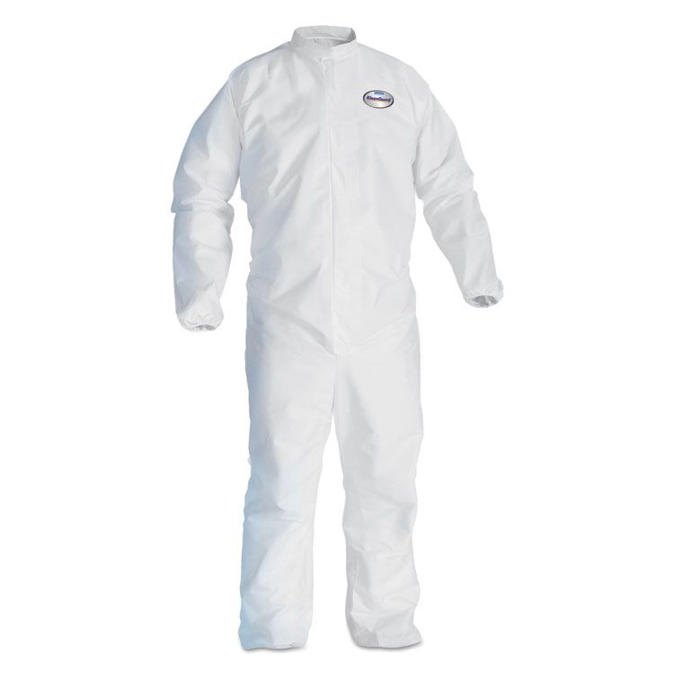 Kleenguard A40 Elastic-cuff And Ankles Coveralls 3x-large White 25/pack
