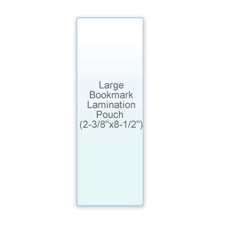 Akiles 10 Mil Large Bookmark Size 2-3/8" X 8-1/2" Laminating Pouches (500 Pcs)