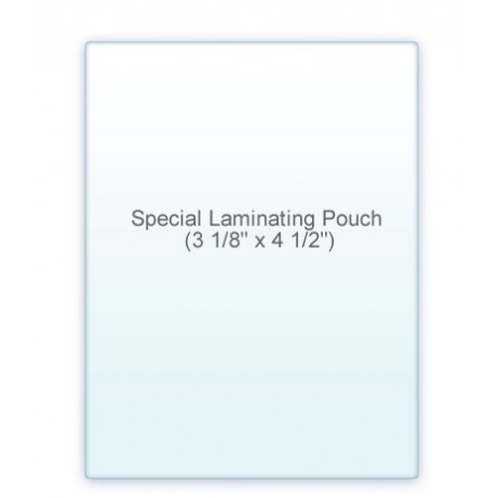Akiles 7 Mil Special Card Size 3-1/8" X 4-1/2" Laminating Pouches (100 Pcs)