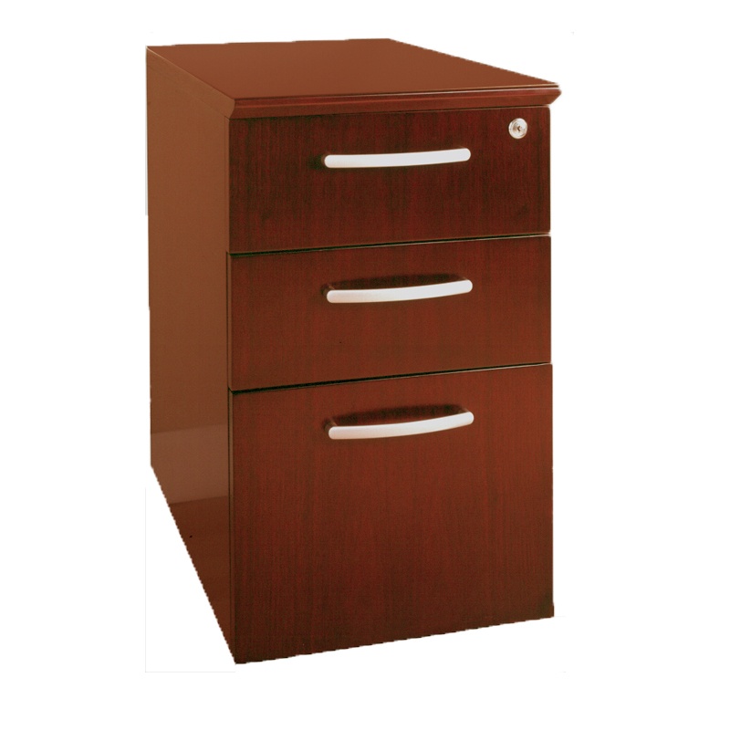 Mayline Napoli Nbbf 3-drawer Box/box/file Pedestal Cabinet