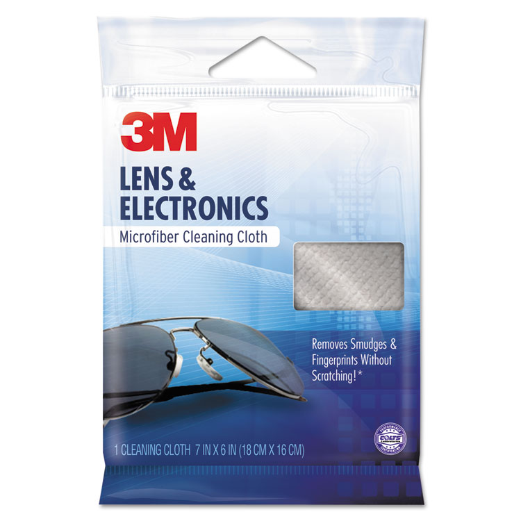 3m Lens Cleaning Cloth 7.1" X 6.38" Blue