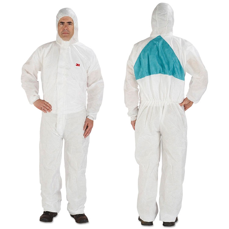3m Disposable Protective Coveralls White Large 6/pack