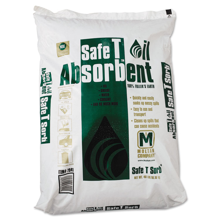 Safe T Sorb 40 Lbs. All-purpose Clay Absorbent Poly-bag Tan