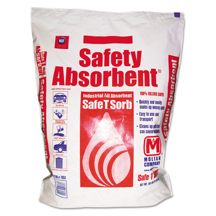 Safe T Sorb 50 Lbs. All-purpose Clay Absorbent Poly-bag 40/pack