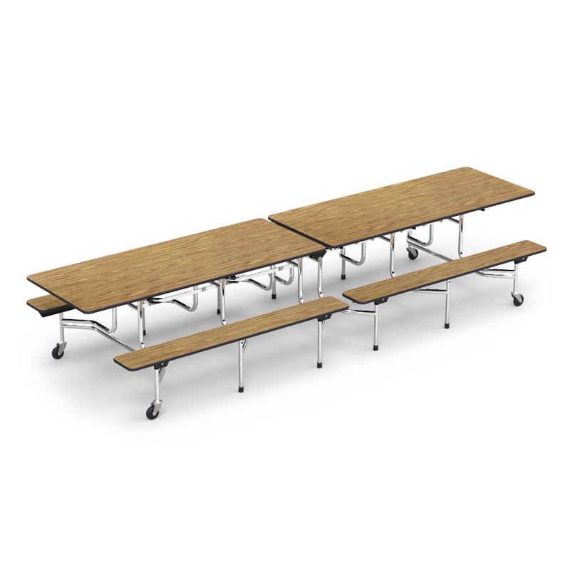 Virco 12 Ft. Mobile Cafeteria Bench Table