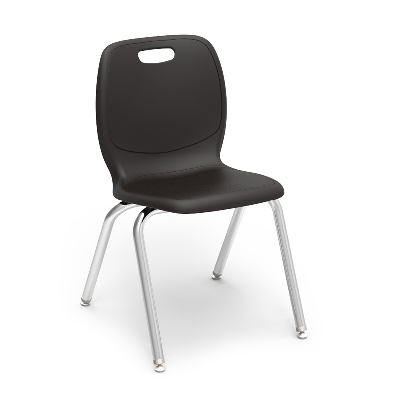 Virco Ergonomic 18" H Classroom Stacking Chair 4-pack