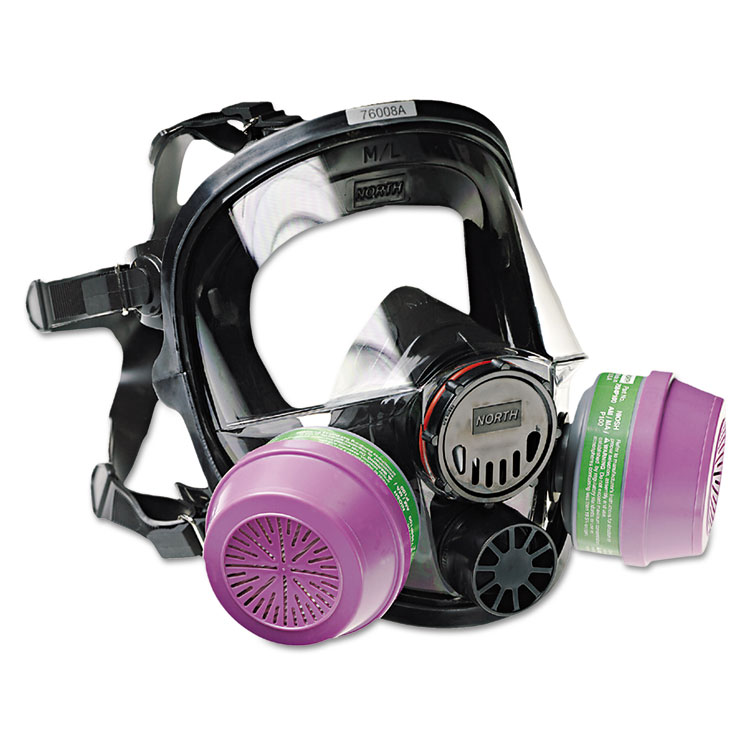 North Safety 7600 Series Full-facepiece Respirator Mask Medium/large