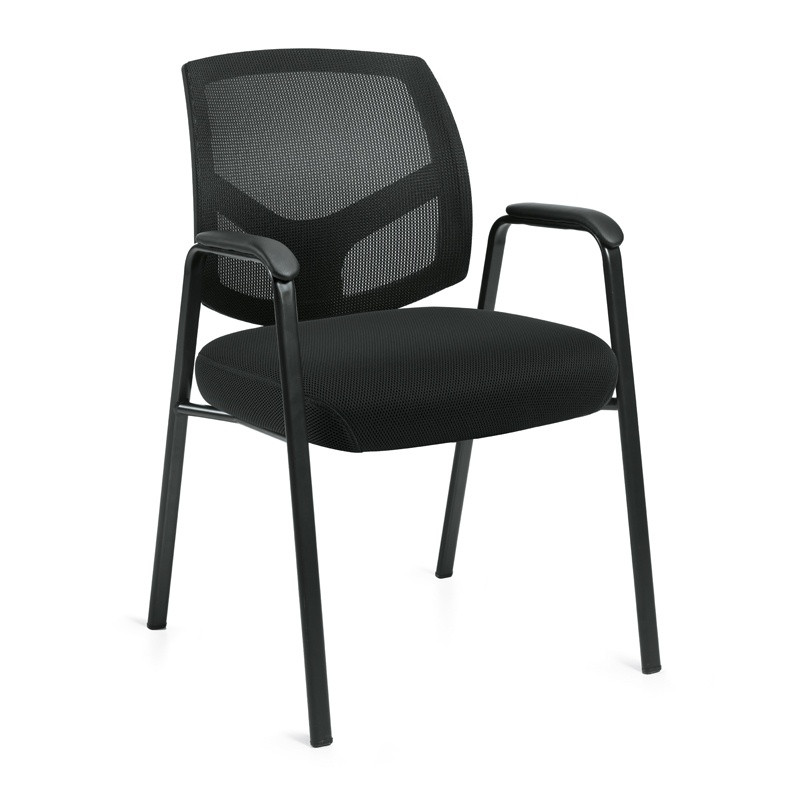 Offices To Go Otg11512b Mesh Low-back Guest Chair