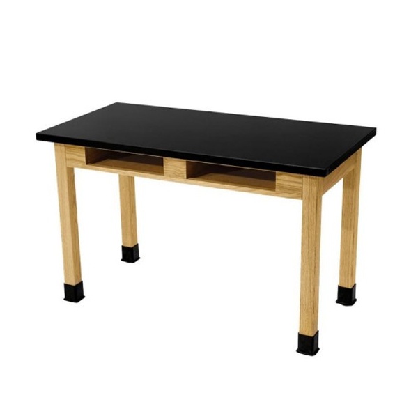 Nps 36" H Book Compartment Phenolic Science Lab Table