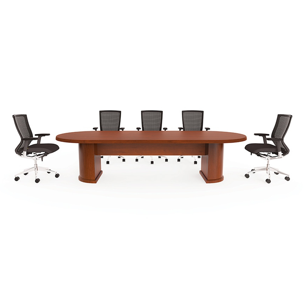 Cherryman Ruby 8 Ft Racetrack Conference Table Paprika Cherry