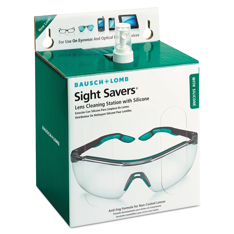 Bausch & Lomb Sight Savers Lens Cleaning Station 6.5" X 4.75" Tissues