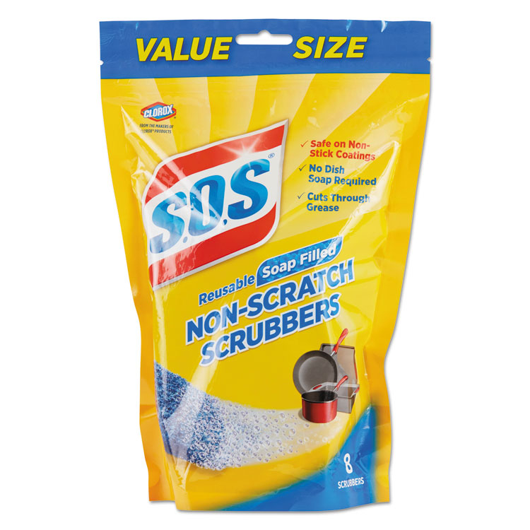 S.o.s Non-scratch Soap Scrubbers Blue Pack Of 48