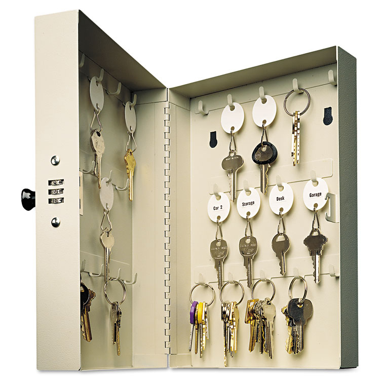 Steelmaster 28 Key Hook-style Combination Lock Putty Key Cabinet 201202889