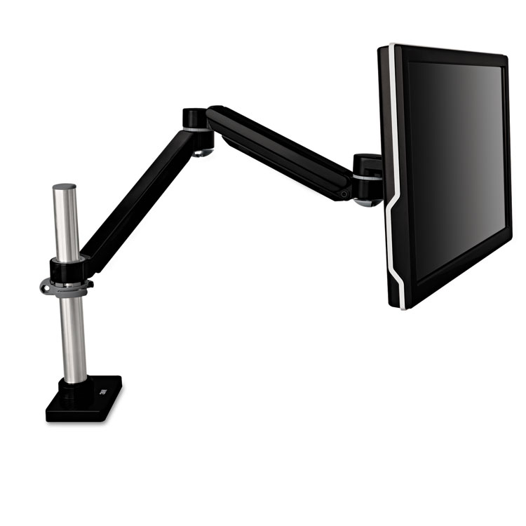 3m Easy-adjust Single Monitor Arm Desk Mount For Monitors Up To 27" Black