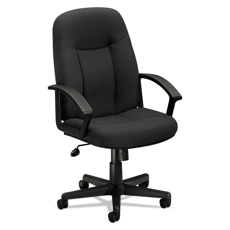 Basyx Vl601 Fabric Mid-back Executive Chair Charcoal