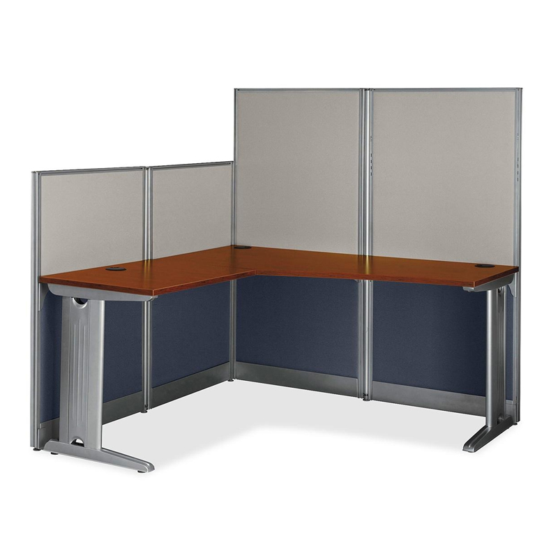 Bush Office-in-an-hour Wc36494 65" W L-shaped Workstation