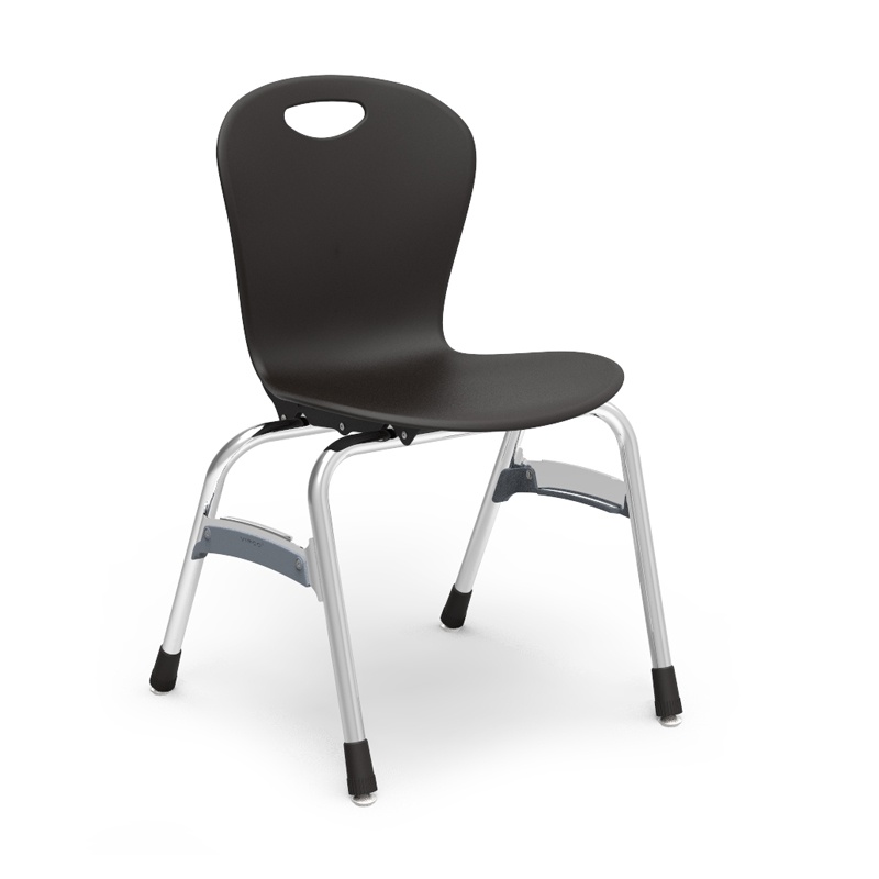 Virco Zuma 18" H Classroom Stacking Chair 4-pack
